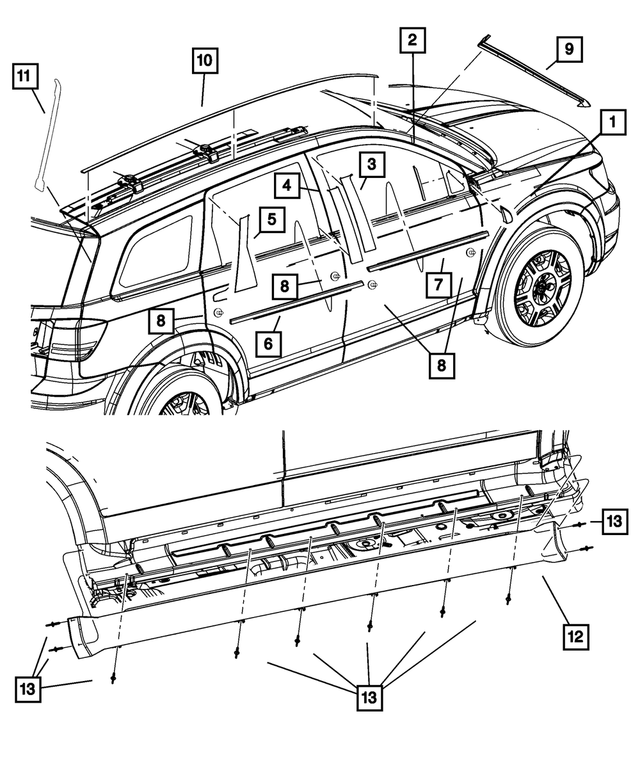 6506506AA - Exterior Ornamentation: Round Head Screw And Washer for Mopar Image