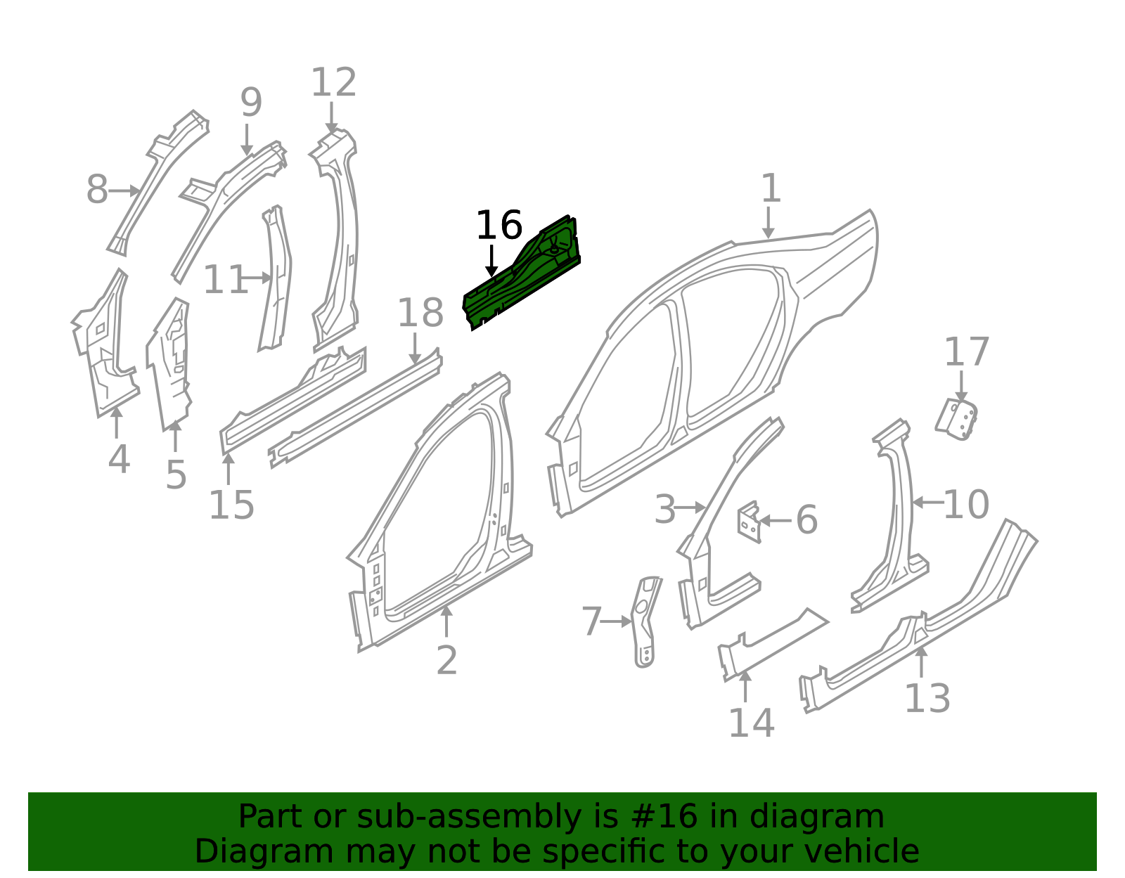Rocker Panel 31217856 | Volvo Laval Parts