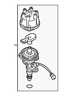 B21000W00JNW - Electrical: Value Advantageâ„¢ DISTRIBUTOR ASSY for Nissan: Frontier, Pathfinder, Quest, Xterra Image