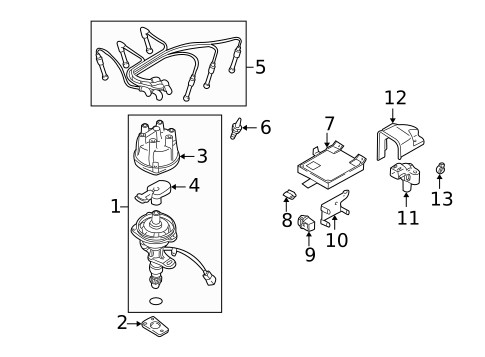 Ignition System for 2002 Nissan Quest #0
