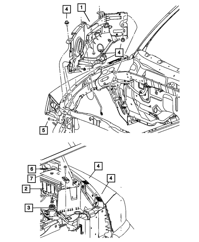 6508146AA - Body Sheet Metal Except Doors: Hex Head Screw for Mopar Image
