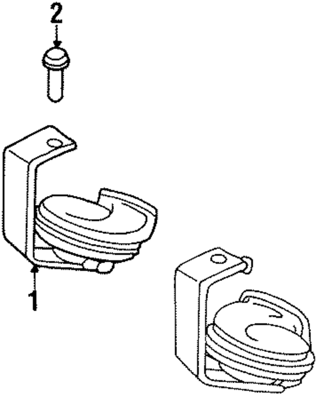 4865990AA - Electrical: Horn for Mopar Image