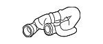 4Z7121243 - Belts &amp; Cooling: Cooling System Bypass Line Adapter for Audi Image