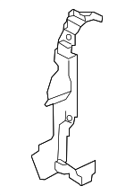 8E0121284G - Cooling System: Radiator Support Air Duct for Audi: S4 Image