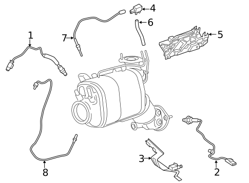 Emission Components for 2018 BMW 540d xDrive #4