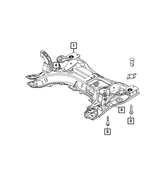 68453586AD - Front Suspension: Front Suspension Crossmember for Mopar Image