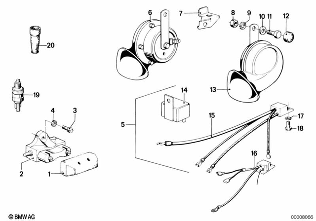 61311351249 - General Electrical System: Cap -  for BMW-Motorrad Image