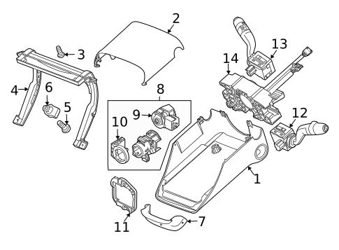 Ignition Lock for 2009 Jaguar XJR #0