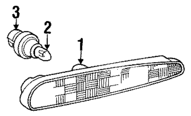 25727861 - : Side Marker Lamp for GM Image