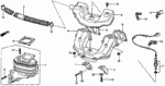 18176PC6300 - Engine: BOLT, STUD for Honda Image