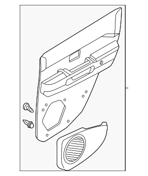 829000W410 - : Door Trim Panel for Nissan: Pathfinder Image