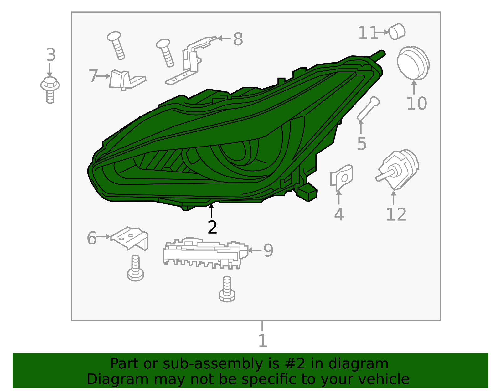 2015-2019 INFINITI Lens & Housing 260754AP1B | Faulkner Infiniti of ...
