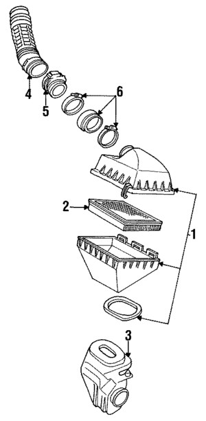 F1SZ9F763A - Engine: Resonator for Ford Image