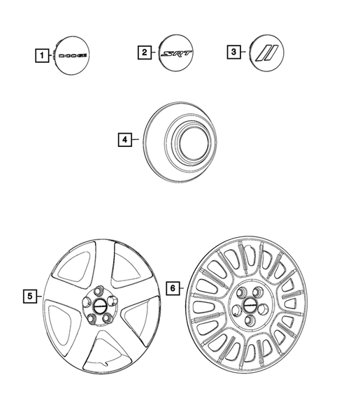 Wheel Covers and Center Caps for 2020 Dodge Charger #0