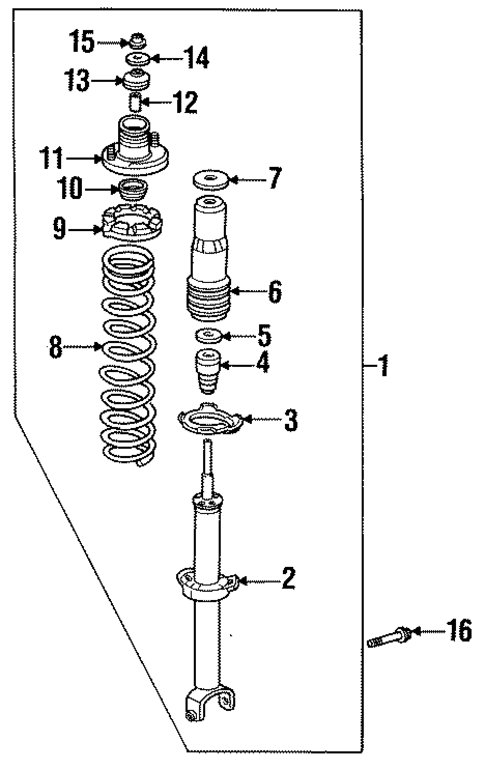 Struts & Suspension Components for 1994 Acura Vigor #0