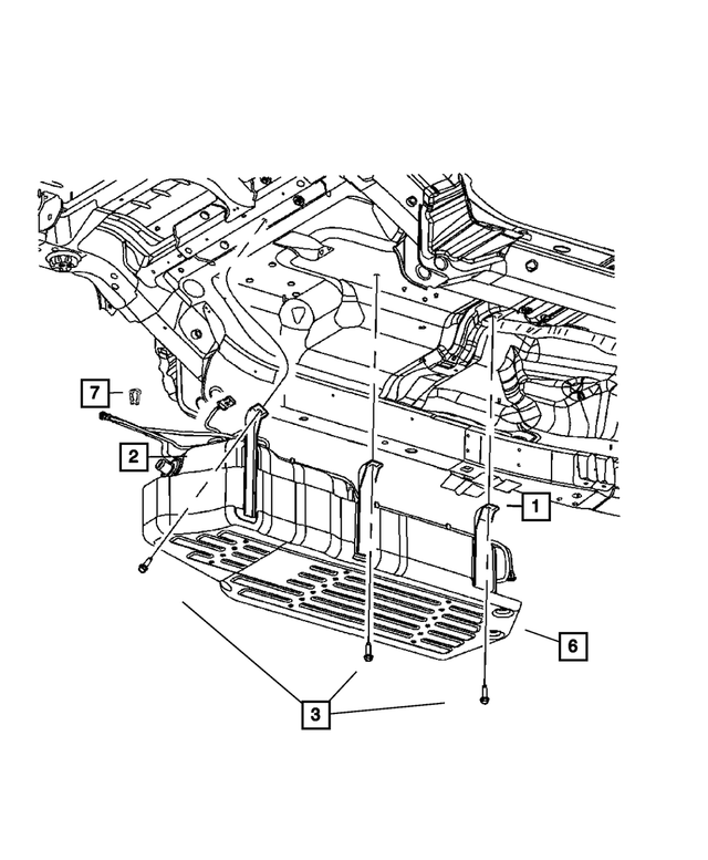 68004097AA - Fuel: Fuel Line Clip for Mopar Image