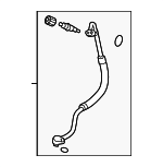 4G0260707CD - HVAC: Upper Hose &amp; Tube for Audi: RS7, S6, S7 Image