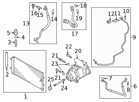 Hoses & Lines for 2015 Audi RS7 #0