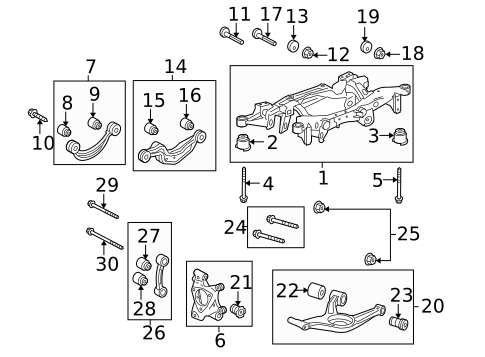 Rear Suspension for 2011 Buick LaCrosse #4