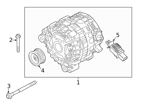 Alternator for 2018 BMW 640i xDrive Gran Turismo #0