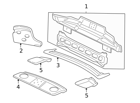 Rear Body for 2005 Chevrolet Classic #0