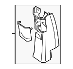 51426998655 - Body: Upper Cover for BMW Image