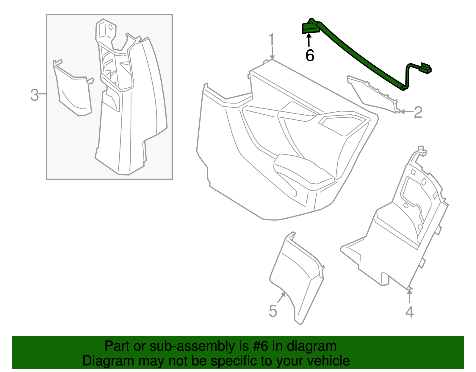 Belt Weather-Strip - BMW (51767301746)