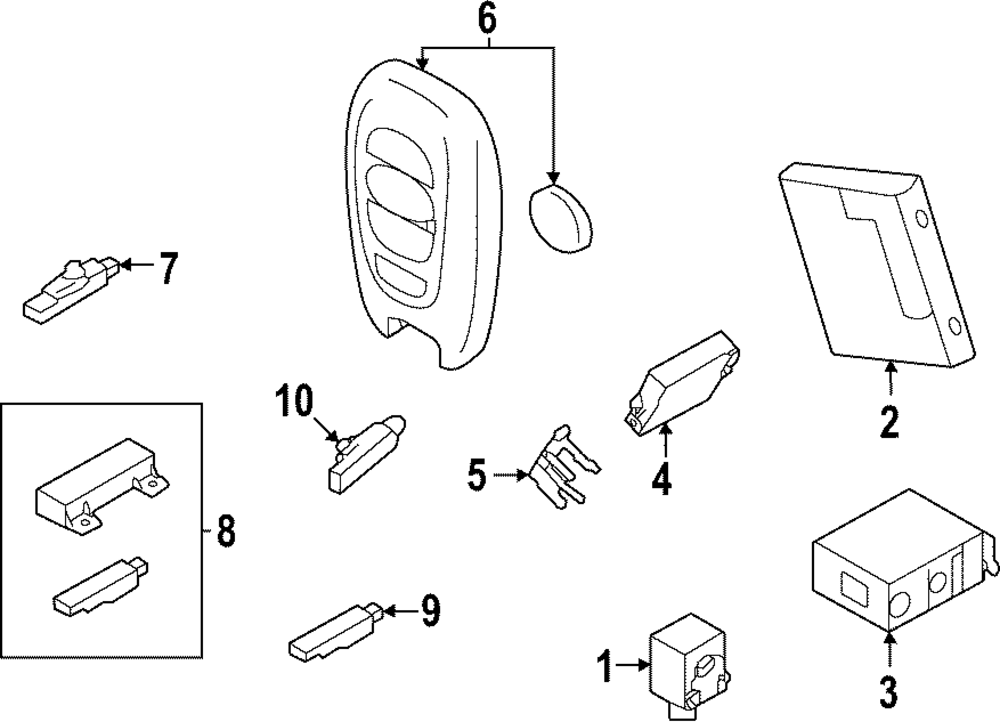 88255AN000 - Immobilizer Unit 2022-2025 Subaru | Bam