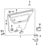 8331834000 - : Ashtray Retainer for Hyundai: Sonata Image
