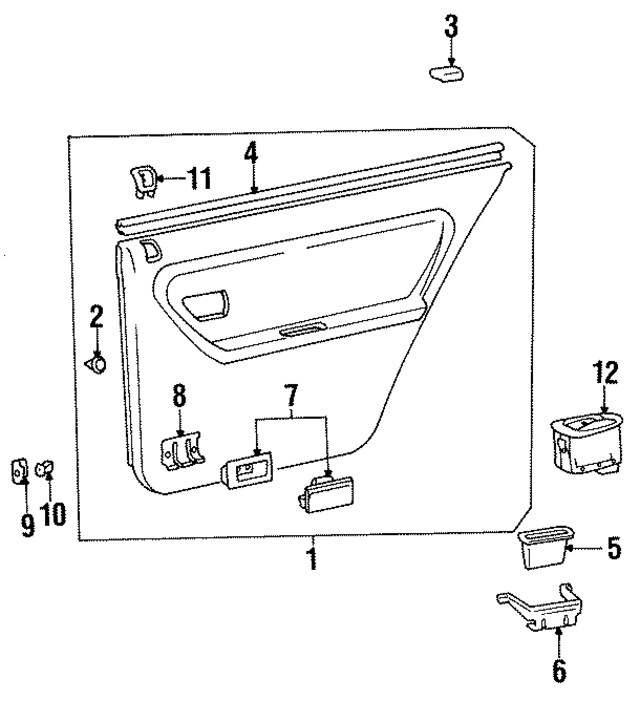8324134000 - : Belt Weather-Strip for Hyundai Image