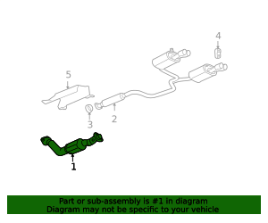 2005-2009 GM 3-Way Catalytic Converter 15777196 GM | GMPartsDirect.com