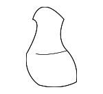 91545SE0003 - Body: Lower Cover Clip for Acura Image