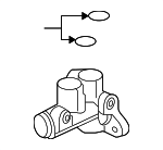 1750634 - Body: ACDelcoâ„¢ Master Cylinder for Chevrolet: Captiva Sport, Equinox | GMC: Terrain | Pontiac: Torrent | Saturn: Vue Image