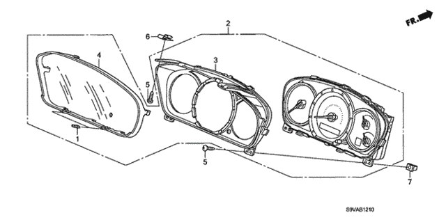 Meter Components (NS) for 2008 Honda Pilot #0