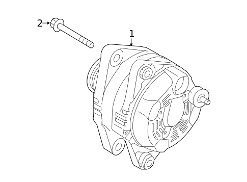 Alternator for 2017 Hyundai Sonata #1