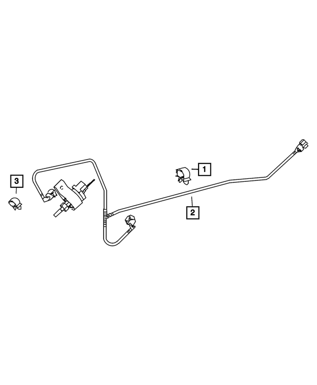 5103736AA - Fuel: Clamp for Chrysler: Crossfire | Dodge: Sprinter 2500, Sprinter 3500 Image