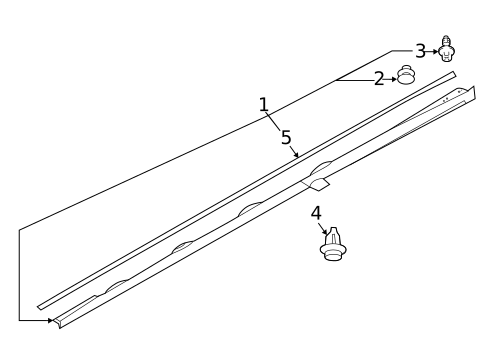 Exterior Trim - Pillars for 2024 Subaru Forester #0