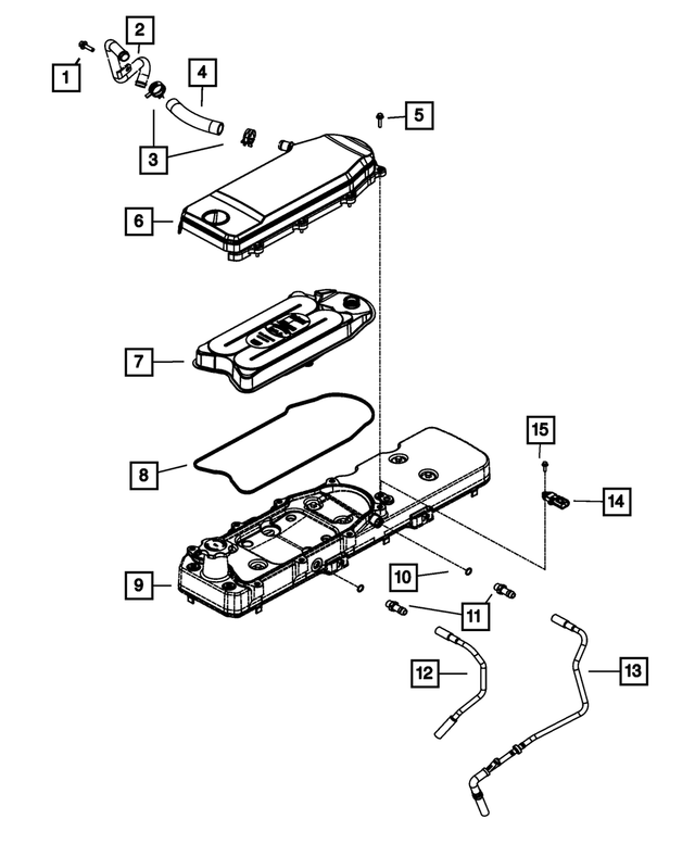 68005164AA - Engine 6.7L Cummins (Diesel): O Ring for Mopar Image image