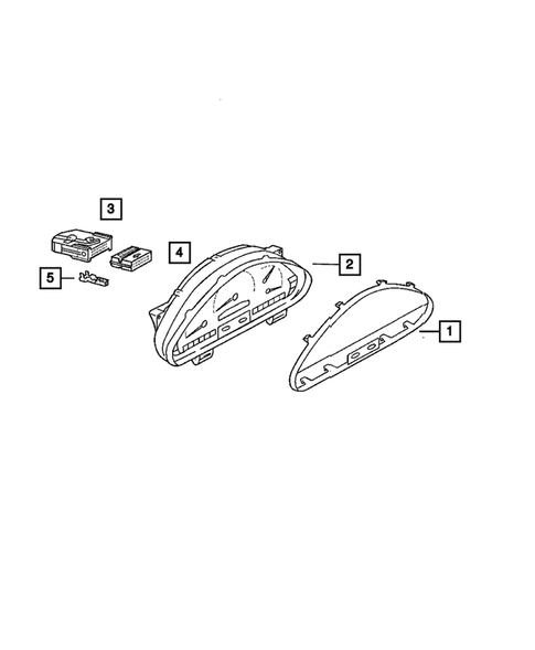 Instrument Panel Cluster for 2003 Dodge Sprinter 2500 #0