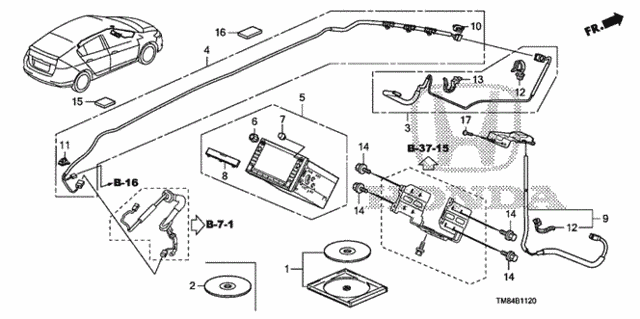 Navigation System (-'11) for 2011 Honda Insight #0