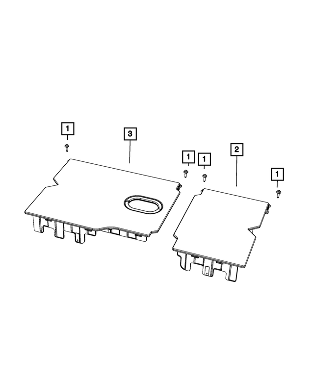 6YA07RN8AA - Interior Trim: Load Floor for Mopar Image