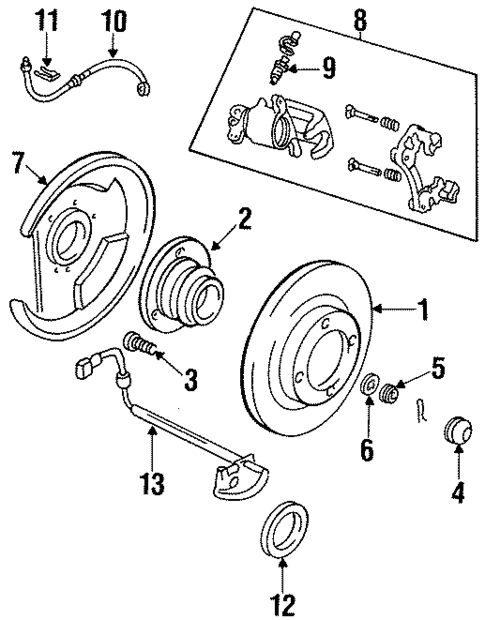 Anti-Lock Brakes for 1996 INFINITI I30 #1