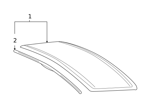 Glass & Hardware - Back for 2009 Audi A6 Quattro #0