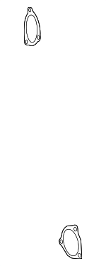 95811111310 - Exhaust: Converter &amp; Pipe Gasket for Porsche: Cayenne, Panamera Image