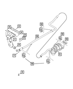 68462609AA - Exhaust: Exhaust And Catalytic Converter Manifold for Mopar Image