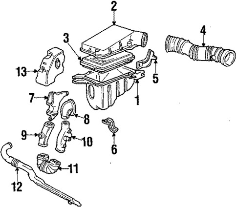 Air Inlet for 1987 Honda Civic #0