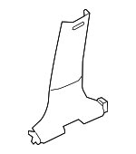 769166CA0A - Body: Lower Center Pillar Trim for Nissan: Altima Image