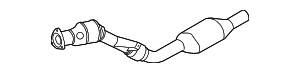 8E0254554QX - Exhaust: Catalytic Converter for Audi Image