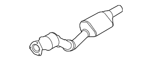 8E0254505SX - Exhaust: Catalytic Converter for Audi Image
