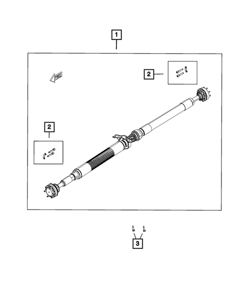 Drive Shaft for 2017 Dodge Challenger #0